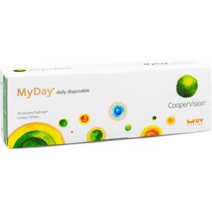 MyDay daily disposable CooperVision (30 lenzen) - daglenzen, silicone hydrogel sferische lenzen sport, stenfilcon A