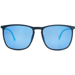Jaguar 37618 3100 57 - vierkant zonnebrillen, mannen, blauw, spiegelend