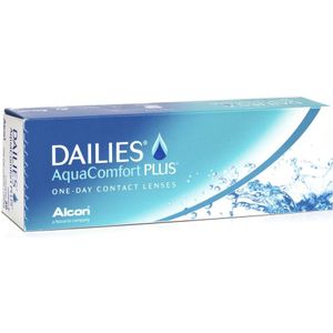 Dailies AquaComfort Plus (30 lenzen) - daglenzen, sferische en asferische sport, Nelfilcon A