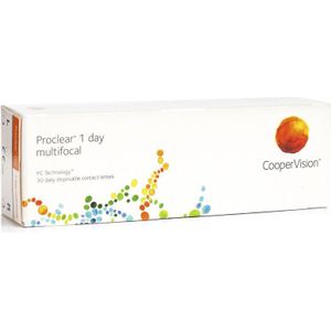 Proclear 1 Day Multifocal CooperVision (30 lenzen) - daglenzen, multifocale sport, Omafilcon A, Omafilcon B