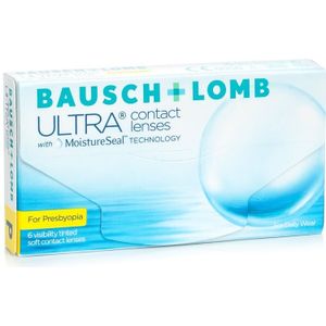 Bausch + Lomb Ultra for Presbyopia (6 lenzen) - dag- en nachtlenzen, multifocale, Samfilcon A