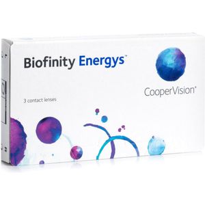 Biofinity Energys (3 lenzen) - dag- en nachtlenzen, silicone hydrogel sferische en asferische, Comfilcon A