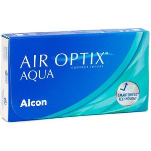 Air Optix Aqua (6 lenzen) - maandlenzen, silicone hydrogel sferische en asferische, Lotrafilcon B