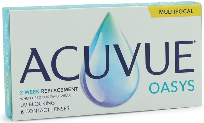 Acuvue Oasys Multifocal - Weeklenzen - 6 Lenzen - Silicone Hydrogel Multifocale - Senofilcon A