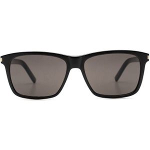 Saint Laurent SL 339 001 57 - vierkant zonnebrillen, mannen, zwart