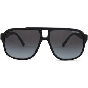 Armani Exchange 0Ax4104S 80788G 61 - rechthoek zonnebrillen, mannen, zwart, meekleurend
