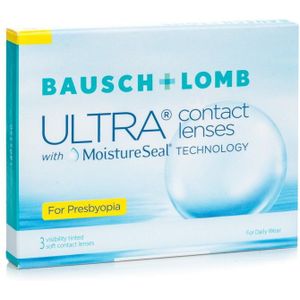Bausch + Lomb Ultra for Presbyopia (3 lenzen) - dag- en nachtlenzen, multifocale, Samfilcon A