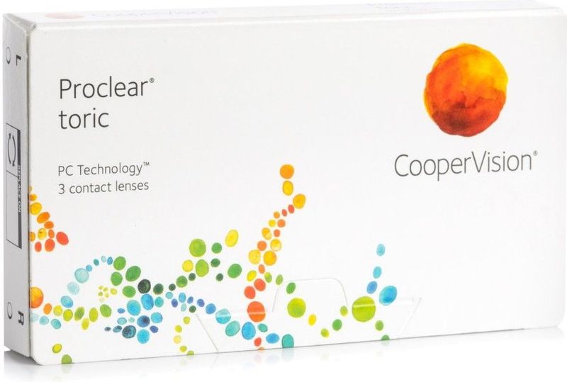 Proclear Toric CooperVision (3 lenzen) - maandlenzen, torisch, Omafilcon A, Omafilcon B