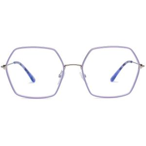 Tom Ford Ft5615-B 078 55 - brillen, vierkant, vrouwen, paars