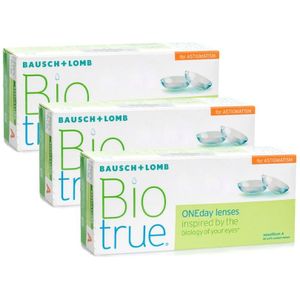 Biotrue ONEday for Astigmatism (90 lenzen) - daglenzen, torisch sport, Nesofilcon A
