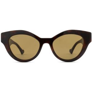 Gucci Gg0957S 006 51 - cat eye zonnebrillen, vrouwen, bruin