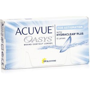 Acuvue Oasys for Astigmatism (6 lenzen) - weeklenzen, torisch silicone hydrogel, Senofilcon A