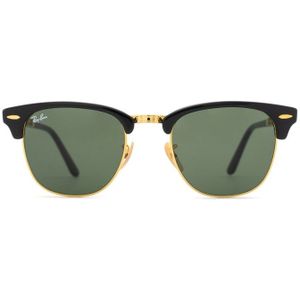 Ray-Ban Clubmaster Folding Rb2176 901 51 - vierkant zonnebrillen, unisex, zwart