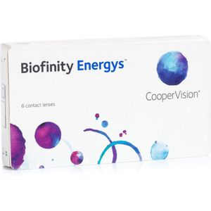 +8.00 - Biofinity Energys™ - 6 pack - Maandlenzen - BC 8.60 - Contactlenzen