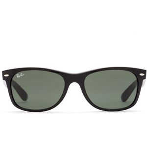 Ray-Ban New Wayfarer Rb2132 901L 55 - vierkant zonnebrillen, unisex, zwart