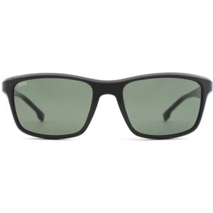 Hugo Boss 1374/S 807 QT 56 - rechthoek zonnebrillen, mannen, zwart, polariserend