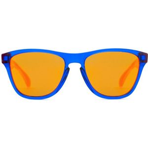 Oakley Frogskins XXS OJ 9009 06 48 - vierkant zonnebrillen, kinderen, blauw, spiegelend