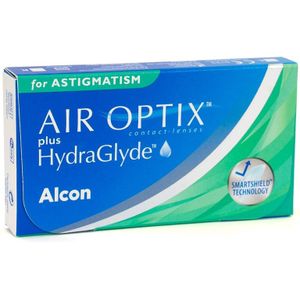 Air Optix plus Hydraglyde for Astigmatism (6 lenzen) - maandlenzen, torisch silicone hydrogel, Lotrafilcon B