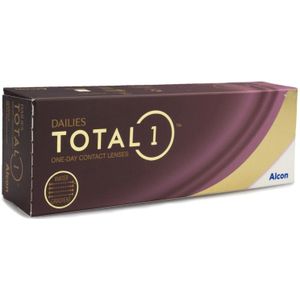 Dailies Total 1 (30 lenzen) - daglenzen, silicone hydrogel sferische en asferische sport, Delefilcon A