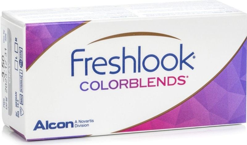FreshLook ColorBlends (2 lenzen) - dioptrisch - kleurlenzen sferische en asferische