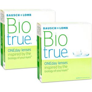 Biotrue ONEday (180 lenzen) - daglenzen, sferische en asferische sport, Nesofilcon A