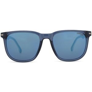 Carrera 300/S PJP XT 54 - vierkant zonnebrillen, unisex, blauw, spiegelend