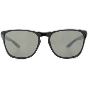 Oakley Manorburn OO 9479 02 56 - vierkant zonnebrillen, mannen, zwart, spiegelend