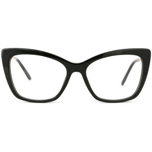 Dolce & Gabbana 0Dg3348 501 55 - brillen, cat eye, vrouwen, zwart