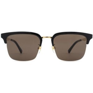 Gucci Gg1226S 001 53 - vierkant zonnebrillen, unisex, zwart