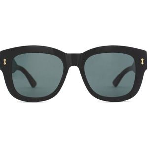 Gucci Gg1110S 001 53 - vierkant zonnebrillen, vrouwen, zwart