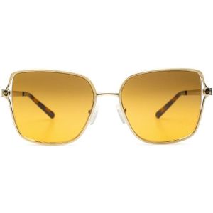 Michael Kors Cancun Mk1087 101418 56 - vierkant zonnebrillen, vrouwen, goud