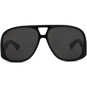 Saint Laurent SL 652 001 59 - vierkant zonnebrillen, unisex, zwart