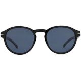 Hugo Boss 1506/S 807 KU 52 - rond zonnebrillen, unisex, zwart