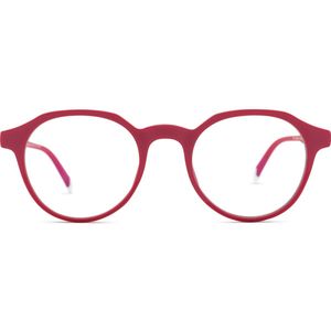 Barner Screen Chamberi Burgundy Red - computerbrillen, rond, unisex, rood