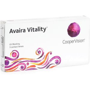 Avaira Vitality (3 lenzen) - maandlenzen, silicone hydrogel sferische en asferische, Fanfilcon A
