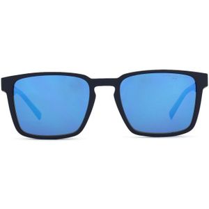 Tommy Hilfiger TH 2088/S FLL VI 55 - rechthoek zonnebrillen, mannen, blauw, spiegelend