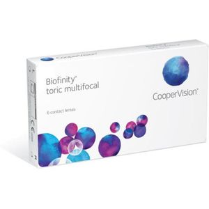 CooperVision - Biofinity Toric Multifocal - Maandlenzen - 6 lenzen - Silicone Hydrogel