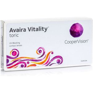 Avaira Vitality Toric - Maandlenzen - Transparant - Silicone Hydrogel
