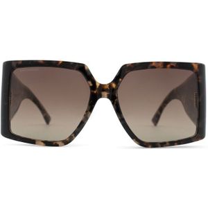 Dsquared2 D2 0096/S ACI HA 56 - vierkant zonnebrillen, vrouwen, bruin