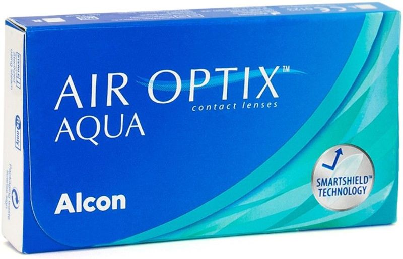 Air Optix Aqua (6 lenzen) - maandlenzen, silicone hydrogel sferische en asferische, Lotrafilcon B