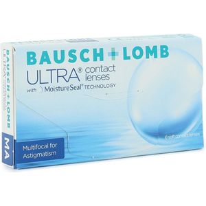 Bausch + Lomb - ULTRA Multifocaal voor Astigmatisme - Maandlenzen - 6 lenzen