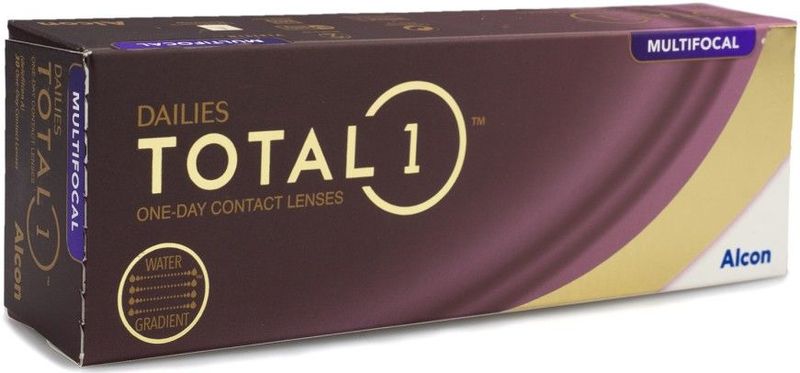 Dailies Total 1 Multifocal (30 lenzen) - daglenzen, silicone hydrogel multifocale, Delefilcon A
