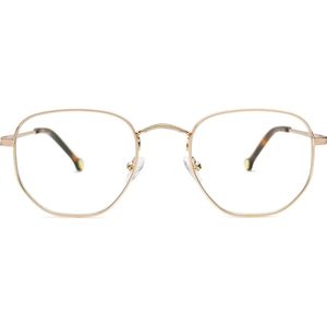 Lentiamo Eric Light Gold - computerbrillen, vierkant, unisex, goud