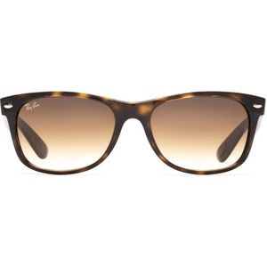 Ray-Ban New Wayfarer Rb2132 710/51 - vierkant zonnebrillen, unisex, bruin