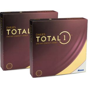 Dailies Total 1 (180 lenzen) - daglenzen, silicone hydrogel sferische en asferische sport, Delefilcon A