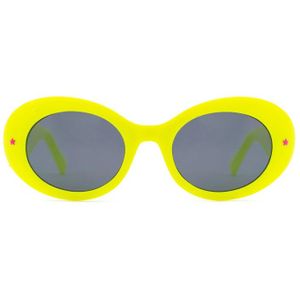 Chiara Ferragni CF 7004/S 40G IR 50 - rond zonnebrillen, vrouwen, geel