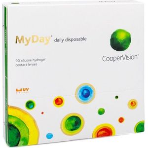MyDay daily disposable CooperVision (90 lenzen) - daglenzen, silicone hydrogel sferische en asferische sport, Stenfilcon A
