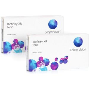 Biofinity XR Toric - Maandlenzen - Torisch - Silicone Hydrogel - Comfilcon A - 6 Lenzen