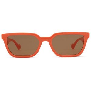 Gucci Gg1539S 004 55 - rechthoek zonnebrillen, mannen, oranje