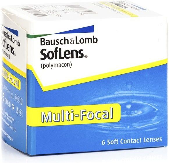 SofLens Multi-Focal (6 lenzen) - maandlenzen, bifocale, Polymacon B